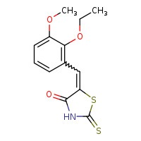(5E)-5-[(2-ethoxy-3-methoxyphenyl)methylidene]-2-sulfanylidene-1,3-thiazolidin-4-one