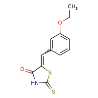(5E)-5-[(3-ethoxyphenyl)methylidene]-2-sulfanylidene-1,3-thiazolidin-4-one