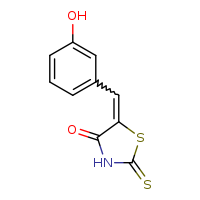 (5E)-5-[(3-hydroxyphenyl)methylidene]-2-sulfanylidene-1,3-thiazolidin-4-one