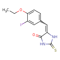 (5E)-5-[(4-ethoxy-3-iodophenyl)methylidene]-2-sulfanylideneimidazolidin-4-one
