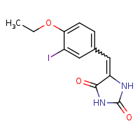 (5E)-5-[(4-ethoxy-3-iodophenyl)methylidene]imidazolidine-2,4-dione
