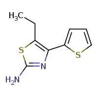5-ethyl-4-(thiophen-2-yl)-1,3-thiazol-2-amine