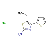 5-ethyl-4-(thiophen-2-yl)-1,3-thiazol-2-amine hydrochloride
