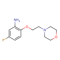 5-fluoro-2-[2-(morpholin-4-yl)ethoxy]aniline