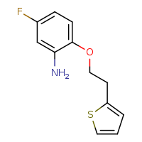 5-fluoro-2-[2-(thiophen-2-yl)ethoxy]aniline