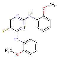 5-fluoro-N2,N4-bis(2-methoxyphenyl)pyrimidine-2,4-diamine
