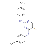 5-fluoro-N2,N4-bis(4-methylphenyl)pyrimidine-2,4-diamine