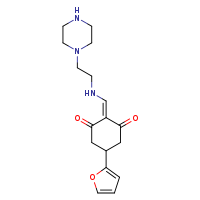 5-(furan-2-yl)-2-({[2-(piperazin-1-yl)ethyl]amino}methylidene)cyclohexane-1,3-dione