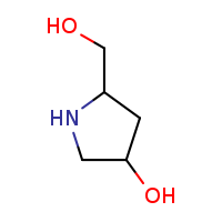 5-(hydroxymethyl)pyrrolidin-3-ol