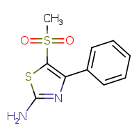 5-methanesulfonyl-4-phenyl-1,3-thiazol-2-amine