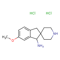 5-methoxy-1,3-dihydrospiro[indene-2,4'-piperidin]-3-amine dihydrochloride