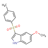 5-methoxy-3-(4-methylbenzenesulfonyl)-1H-indole