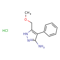 5-(methoxymethyl)-4-phenyl-1H-pyrazol-3-amine hydrochloride