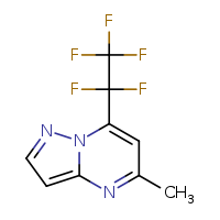 5-methyl-7-(1,1,2,2,2-pentafluoroethyl)pyrazolo[1,5-a]pyrimidine