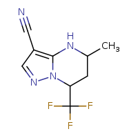 5-methyl-7-(trifluoromethyl)-4H,5H,6H,7H-pyrazolo[1,5-a]pyrimidine-3-carbonitrile