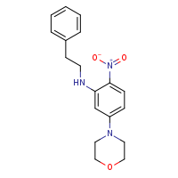 5-(morpholin-4-yl)-2-nitro-N-(2-phenylethyl)aniline