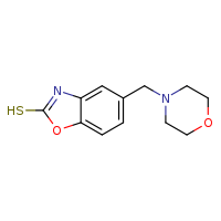 5-(morpholin-4-ylmethyl)-1,3-benzoxazole-2-thiol