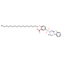5-{N'-[(2E)-3-ethyl-1,3-benzothiazol-2-ylidene]hydrazinesulfonyl}-2-(octadecyloxy)benzoic acid