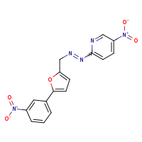 5-nitro-2-(2-{[5-(3-nitrophenyl)furan-2-yl]methyl}diazen-1-yl)pyridine