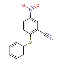5-nitro-2-(phenylsulfanyl)benzonitrile