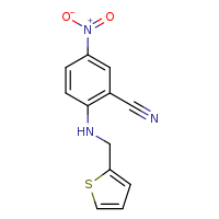 5-nitro-2-[(thiophen-2-ylmethyl)amino]benzonitrile