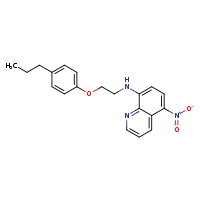 5-nitro-N-[2-(4-propylphenoxy)ethyl]quinolin-8-amine