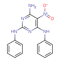 5-nitro-N2,N4-diphenylpyrimidine-2,4,6-triamine