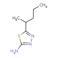 5-(pentan-2-yl)-1,3,4-thiadiazol-2-amine