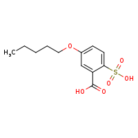 5-(pentyloxy)-2-sulfobenzoic acid