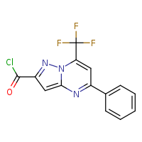 5-phenyl-7-(trifluoromethyl)pyrazolo[1,5-a]pyrimidine-2-carbonyl chloride