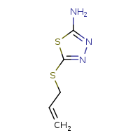 5-(prop-2-en-1-ylsulfanyl)-1,3,4-thiadiazol-2-amine