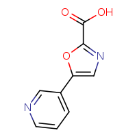 5-(pyridin-3-yl)-1,3-oxazole-2-carboxylic acid