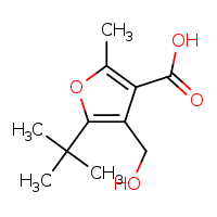 5-tert-butyl-4-(hydroxymethyl)-2-methylfuran-3-carboxylic acid
