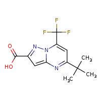 5-tert-butyl-7-(trifluoromethyl)pyrazolo[1,5-a]pyrimidine-2-carboxylic acid
