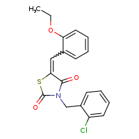 (5Z)-3-[(2-chlorophenyl)methyl]-5-[(2-ethoxyphenyl)methylidene]-1,3-thiazolidine-2,4-dione