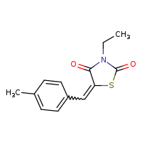 (5Z)-3-ethyl-5-[(4-methylphenyl)methylidene]-1,3-thiazolidine-2,4-dione