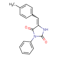 (5Z)-5-[(4-methylphenyl)methylidene]-3-phenylimidazolidine-2,4-dione