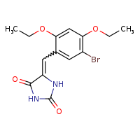 (5Z)-5-[(5-bromo-2,4-diethoxyphenyl)methylidene]imidazolidine-2,4-dione