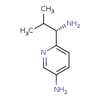 6-[(1S)-1-amino-2-methylpropyl]pyridin-3-amine