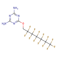 6-[(2,2,3,3,4,4,5,5,6,6,7,7,7-tridecafluoroheptyl)oxy]-1,3,5-triazine-2,4-diamine