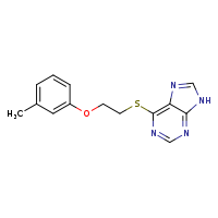 6-{[2-(3-methylphenoxy)ethyl]sulfanyl}-9H-purine