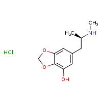 6-[(2R)-2-(methylamino)propyl]-2H-1,3-benzodioxol-4-ol hydrochloride