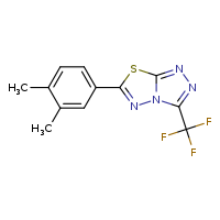 6-(3,4-dimethylphenyl)-3-(trifluoromethyl)-[1,2,4]triazolo[3,4-b][1,3,4]thiadiazole