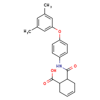 6-{[4-(3,5-dimethylphenoxy)phenyl]carbamoyl}cyclohex-3-ene-1-carboxylic acid