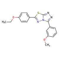 6-(4-ethoxyphenyl)-3-(3-methoxyphenyl)-[1,2,4]triazolo[3,4-b][1,3,4]thiadiazole