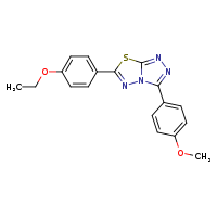 6-(4-ethoxyphenyl)-3-(4-methoxyphenyl)-[1,2,4]triazolo[3,4-b][1,3,4]thiadiazole
