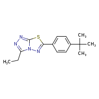 6-(4-tert-butylphenyl)-3-ethyl-[1,2,4]triazolo[3,4-b][1,3,4]thiadiazole