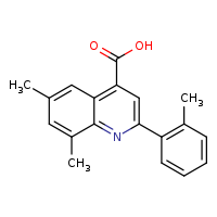 6,8-dimethyl-2-(2-methylphenyl)quinoline-4-carboxylic acid
