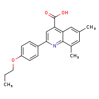 6,8-dimethyl-2-(4-propoxyphenyl)quinoline-4-carboxylic acid