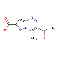 6-acetyl-7-methylpyrazolo[1,5-a]pyrimidine-2-carboxylic acid